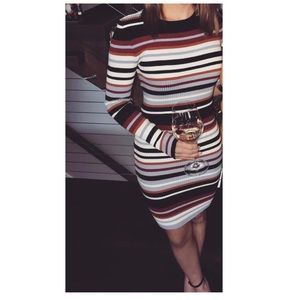 Stretchy sweater dress